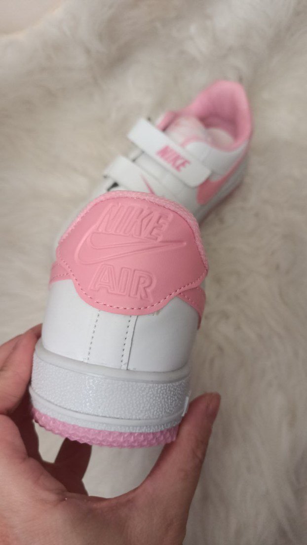 Kız Çocuk Pembe Cırt Cırtlı Spor Ayakkabı - Görsel 4