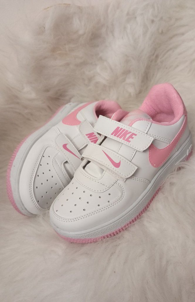 Kız Çocuk Pembe Cırt Cırtlı Spor Ayakkabı - Görsel 5