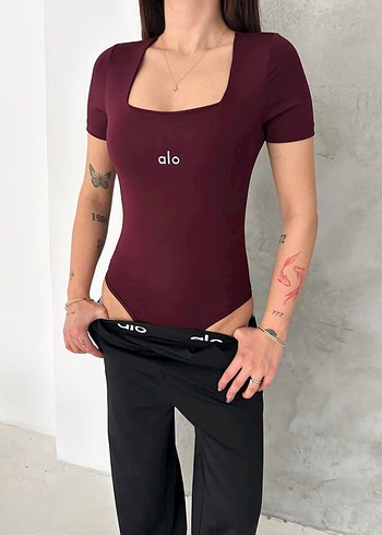 Bordo Kadın Salaş Boyfriend Pantolon - Görsel 2