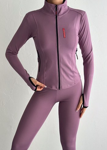 Gri Mini Kadın Spor Tayt - Görsel 2