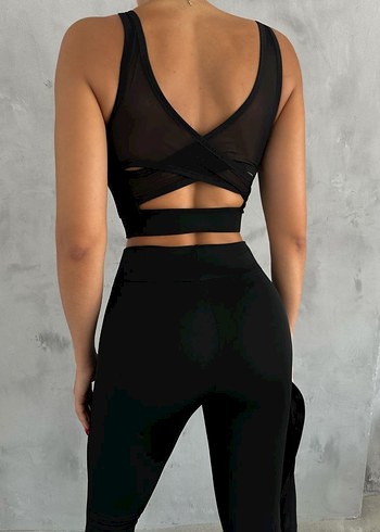 Gri Mini Kadın Spor Tayt - Görsel 9