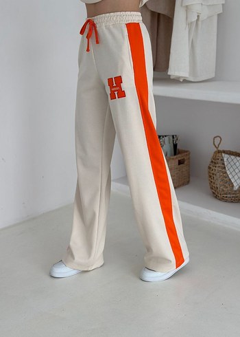 Kadın Lacivert Turuncu Fermuarlı Eşofman Takımı - Görsel 7