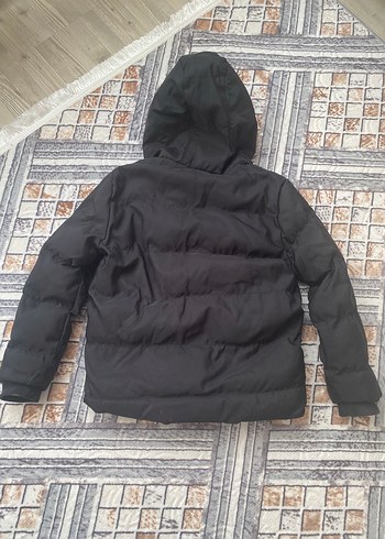 Siyah Kürklü Erkek Çocuk Mont - Görsel 2