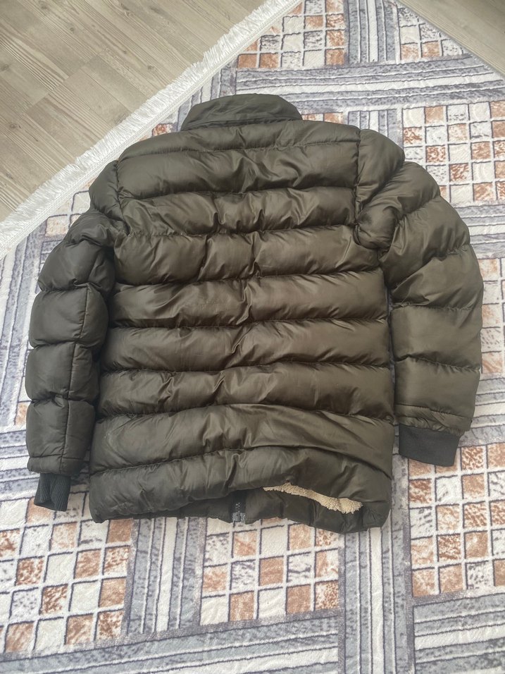 Asker yeşili mont - Görsel 2