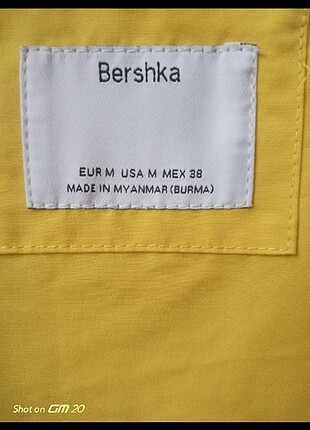 m Beden çeşitli Renk Bershka Sarı Reynmen Ceket 