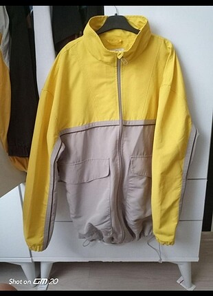 Bershka Sarı Reynmen Ceket 
