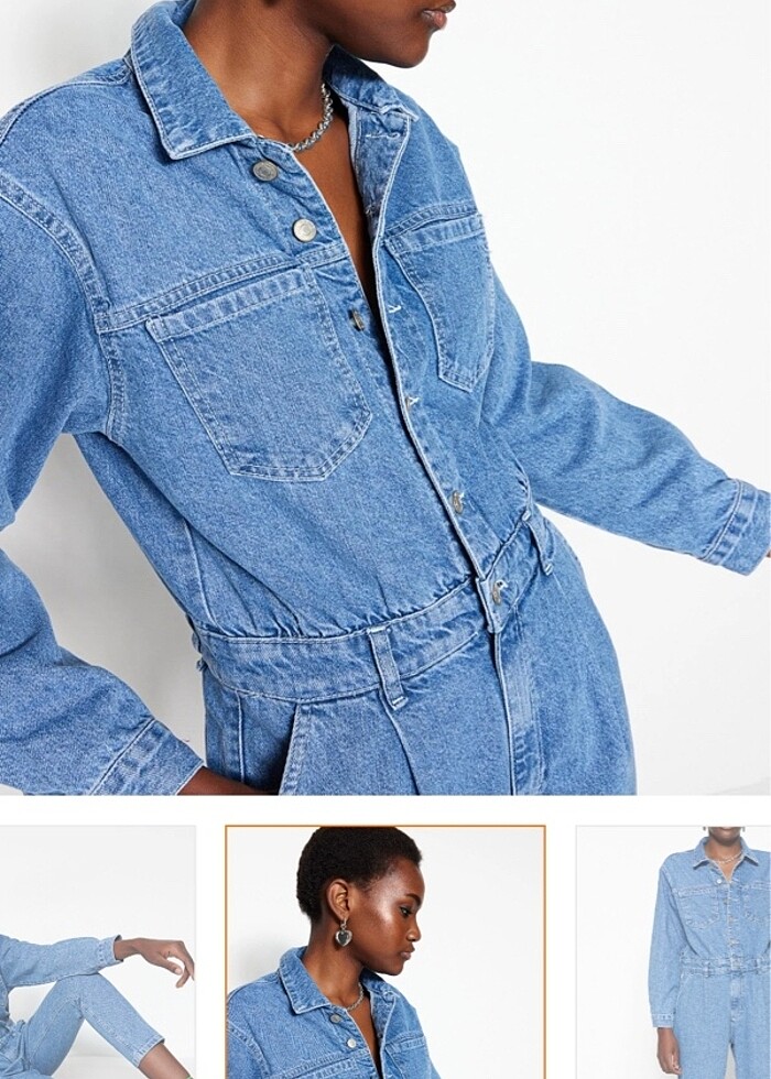 Denim tulum - Görsel 2