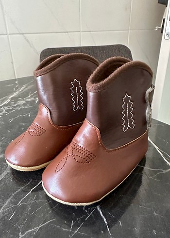 20 Beden kahverengi Renk Erkek Bebek İlk Adım Botu