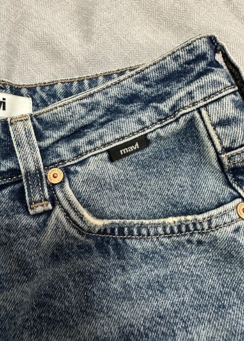 Mavi Jeans Mavi Mini Denim Şort Rahat Kesim