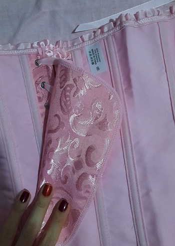 s Beden pembe Renk Pembe Korse