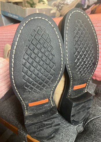 Kahverengi Süet Tokalı Kadın Diz Boyu Bot - Görsel 5