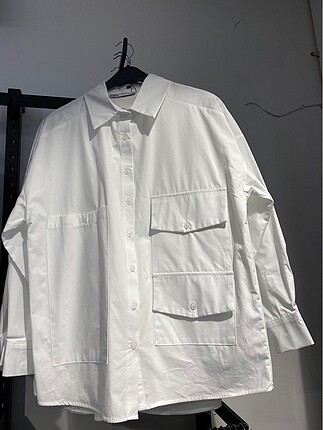 Zara oversize cepli gömlek