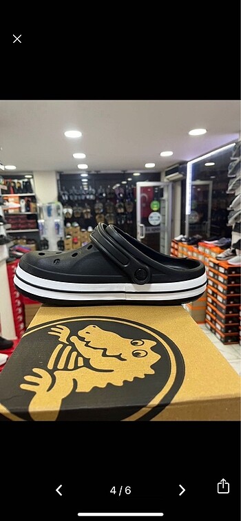 37 Beden siyah Renk CROCS TERLİK