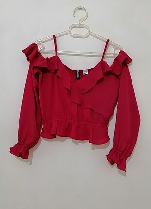 Fırfırlı H&M bluz