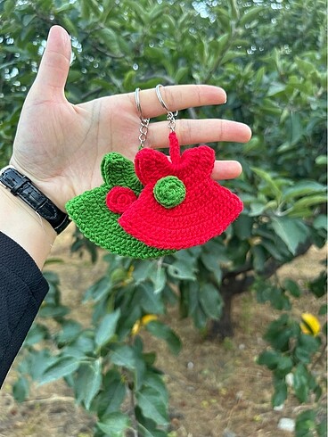 Beden çeşitli Renk Örgü elbise anahtarlık