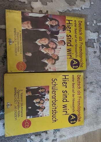 Hier sind wir! A1 Almanca Öğrenci Çalışma Kitabı