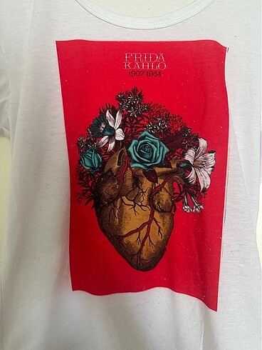 Diğer Frida kahlo baskılı tişört