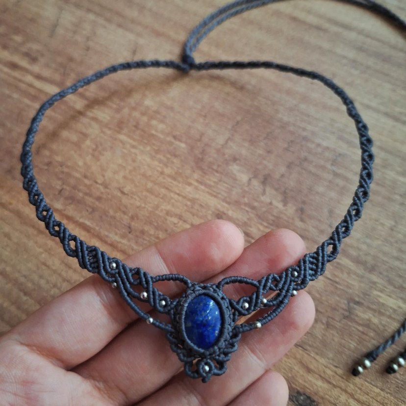 Lapis Lazuli Kolye  - Görsel 4