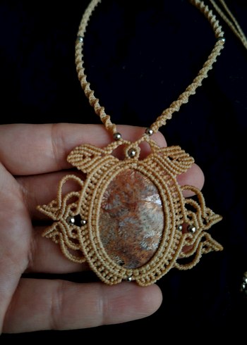 Mercan Fosili Kolye  - Görsel 3