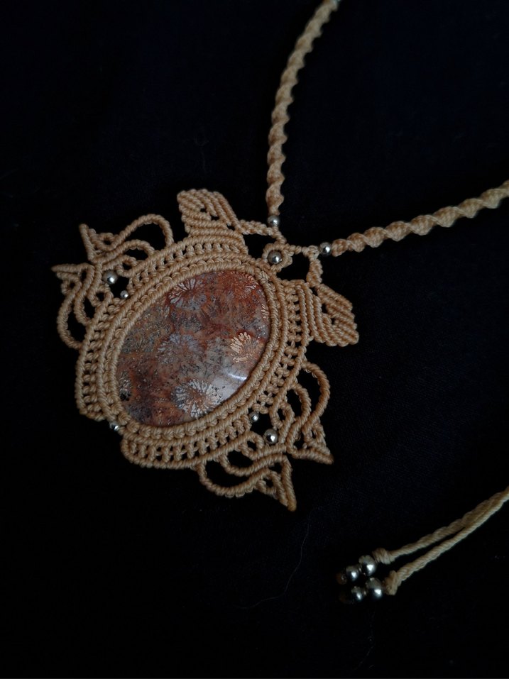 Mercan Fosili Kolye  - Görsel 4