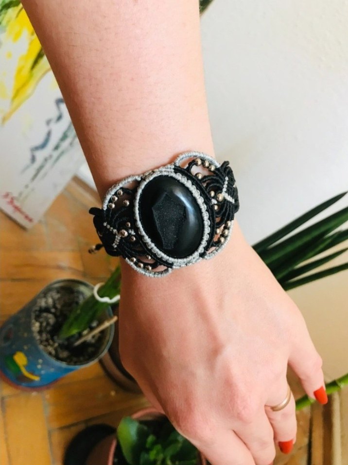 Druzy Akik Bileklik  - Görsel 3