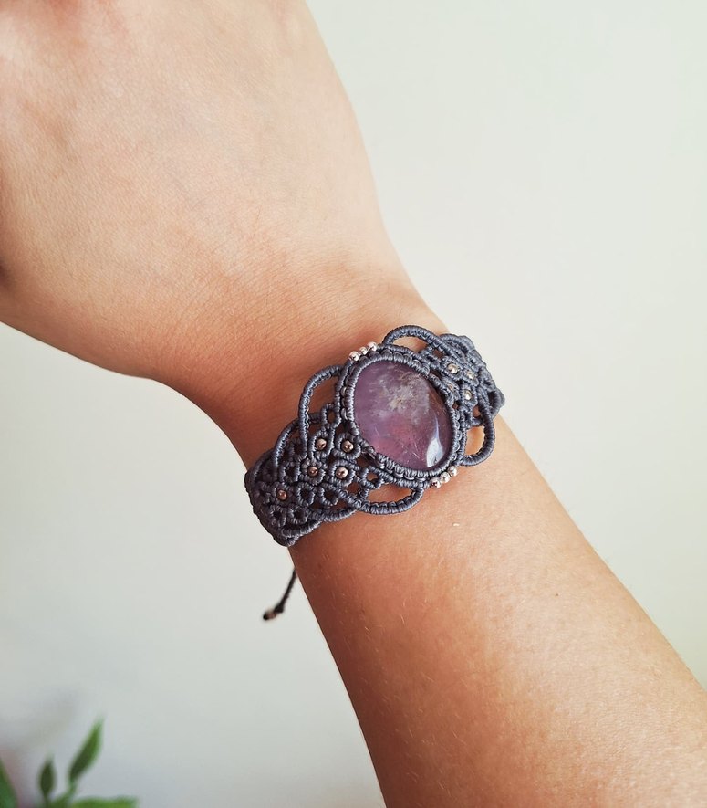 Ametist bileklik  - Görsel 3