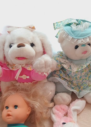 Beden Renkli Peluş Oyuncaklar Seti