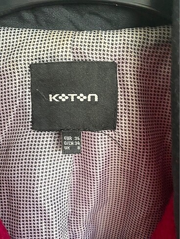 Koton kaşe kaban - Görsel 8