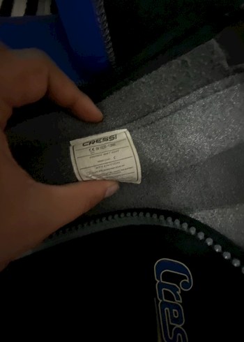 Erkek Mavi Fermuarlı Uzun Kollu wetsuit - Görsel 6