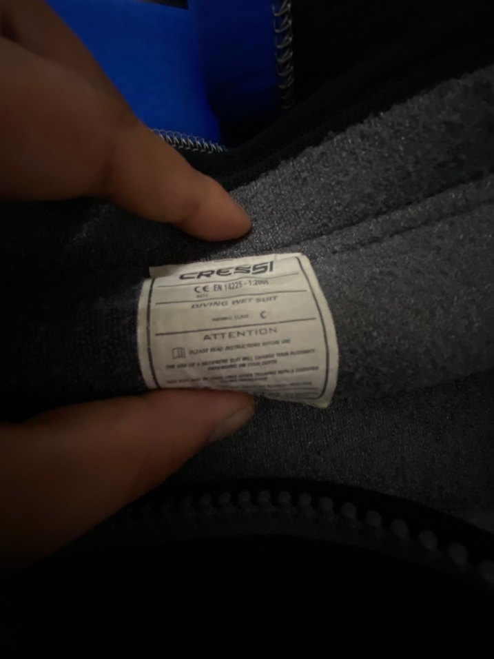 Erkek Mavi Fermuarlı Uzun Kollu wetsuit - Görsel 5