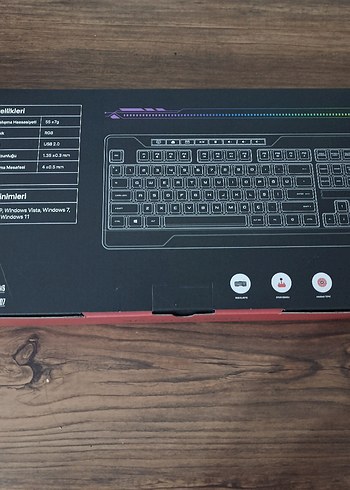 Renkli LED Işıklı Mekanik Klavye - Görsel 8