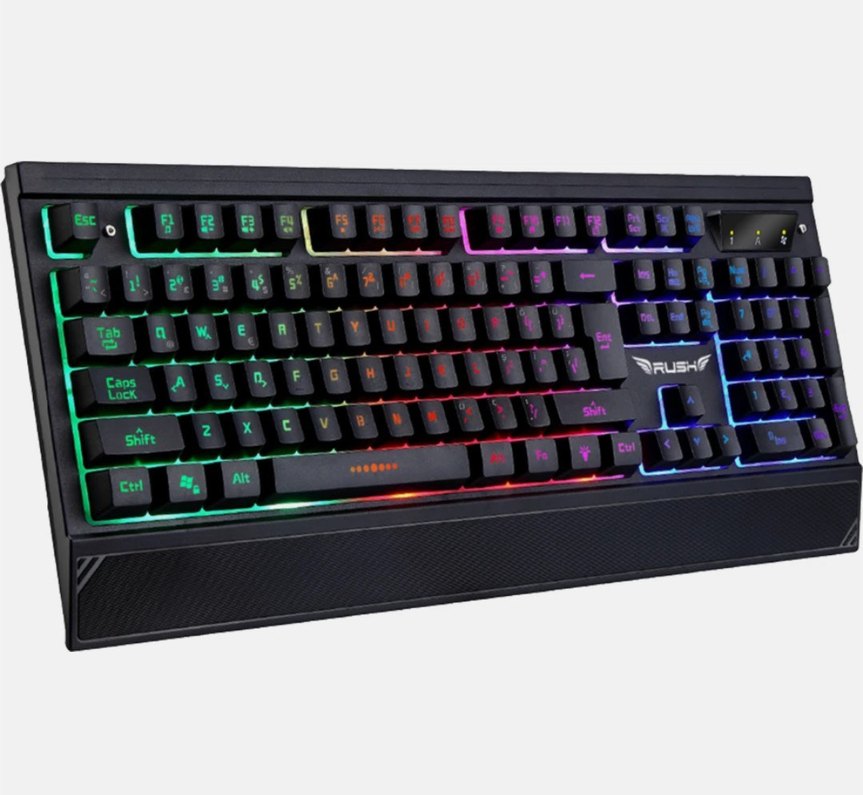 Renkli LED Işıklı Mekanik Klavye - Görsel 3