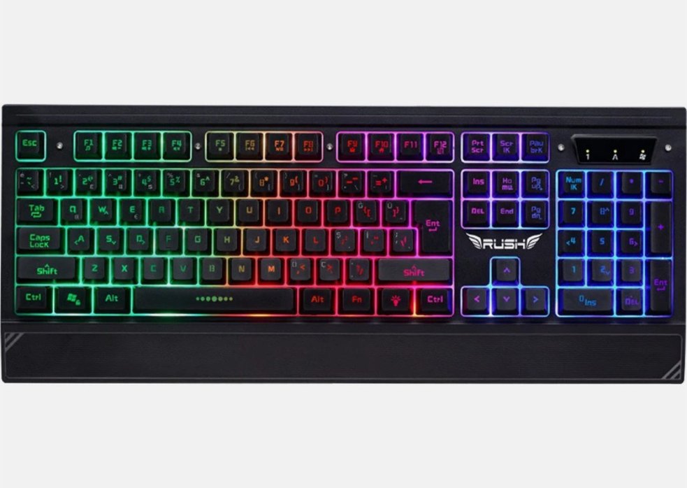 Renkli LED Işıklı Mekanik Klavye - Görsel 2