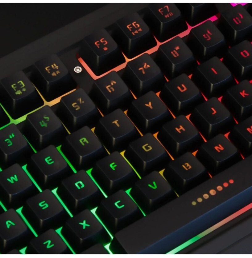 Renkli LED Işıklı Mekanik Klavye - Görsel 4