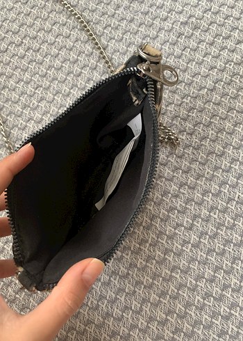 Stradivarius Leopar Desenli Zincir Detaylı Deri Kadın Çanta