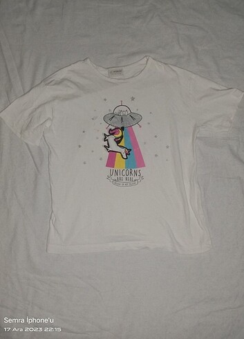 LCW kız çocuk unicorn detaylı t-shirt