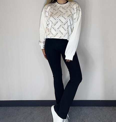 Miu Miu Taşlı Sweat
