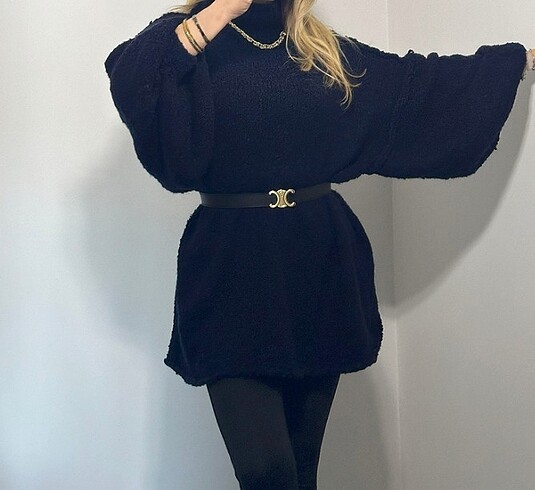 Lacivert Kazak Tunik