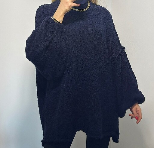Zara Lacivert Kazak Tunik
