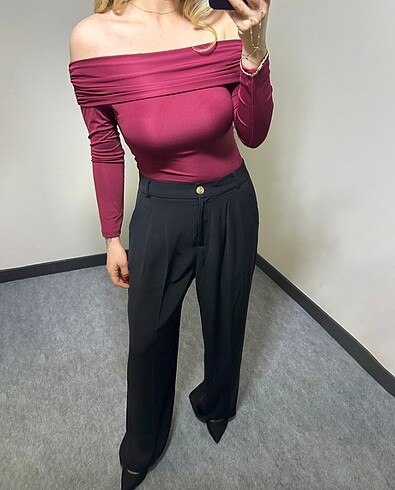 Zara Bordo Bluz