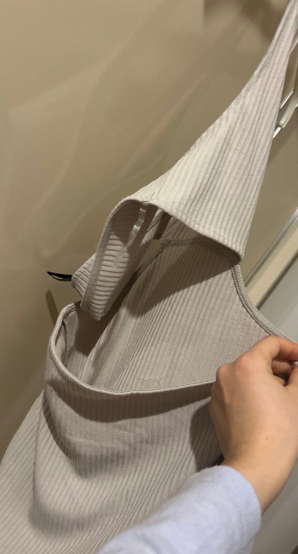 Bej vücudu saran midi elbise - Görsel 3