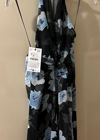 Zara stok biten çiçekli elbise - Görsel 3