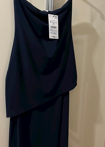 Zara straplez elbise - Görsel 3