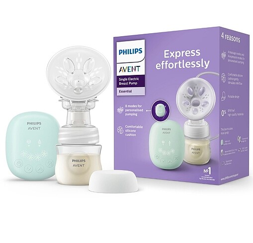 Philips avent essentials tekli elektrikli göğüs pompası scf 323/