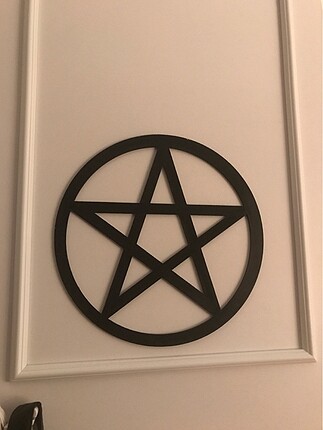 Pentagram duvar süsü