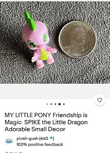  Beden My Little Pony Bebe Seapony Ve Spike Dragon