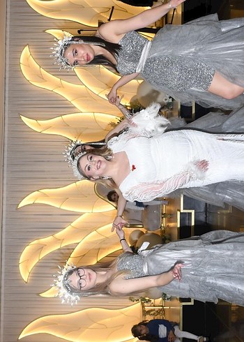 Kolları Otrişli İşlemeli Abiye Elbise - Görsel 11