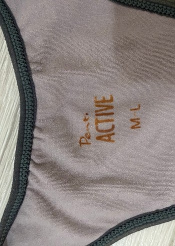 Penti Gri Mini Street Wear Spor Sütyeni - Görsel 2