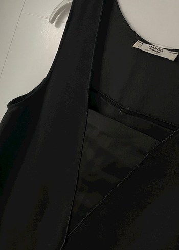 Mango V Yakalı Kolsuz Mini Elbise - Görsel 5