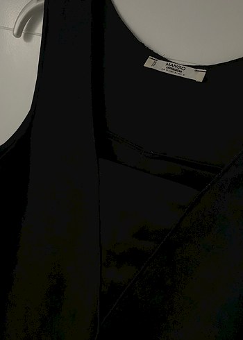 Mango V Yakalı Kolsuz Mini Elbise - Görsel 4